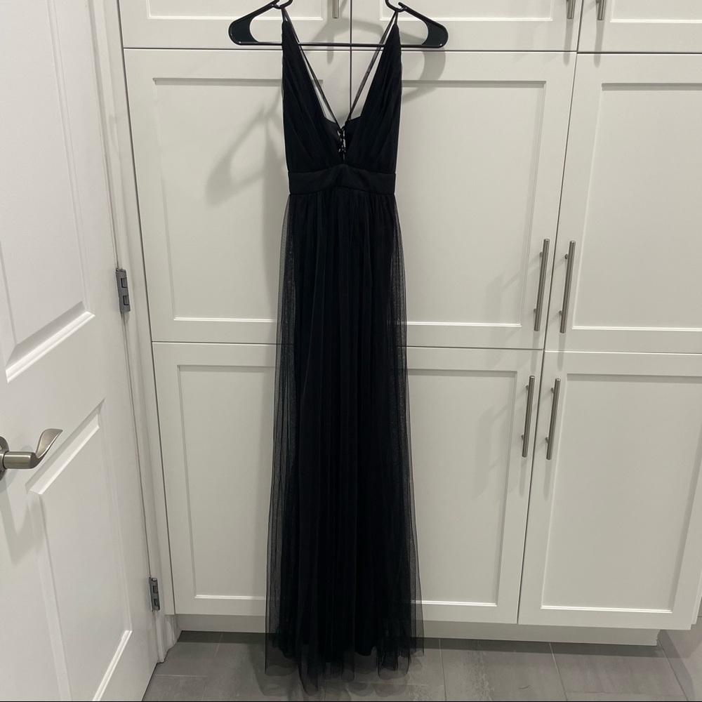 BNWT BLACK TULLE FORMAL GOWN/PROM DRESS